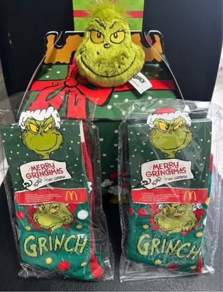 Calzini Grinch McDonald's Natale più grinch verde