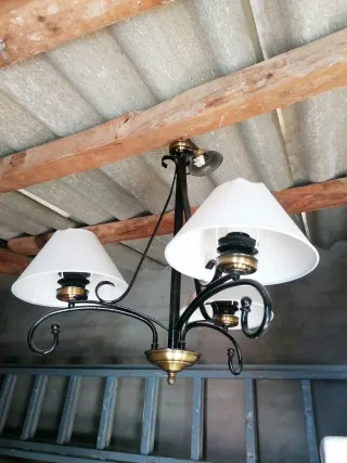 Lámpara de techo hierro forjado