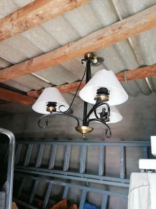 Lámpara de techo hierro forjado