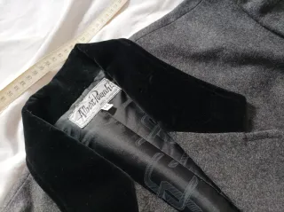 Traje Chaqueta y Falda Lana y Terciopelo Talla 46