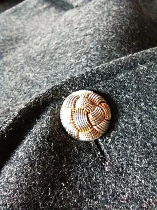 Traje Chaqueta y Falda Lana y Terciopelo Talla 46