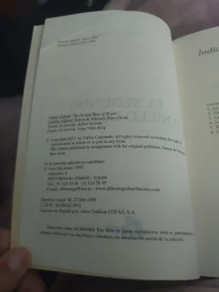 El segundo Anillo de poder.