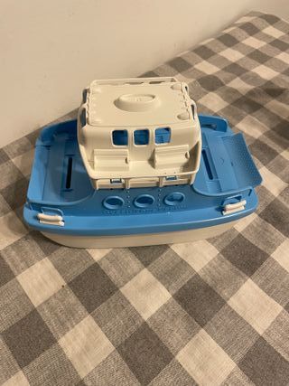 Barco Ferry Green Toys Azul y Blanco