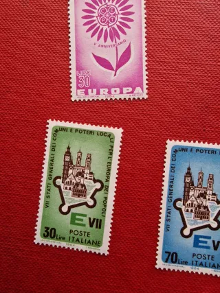 Serie francobolli Repubblica italiana