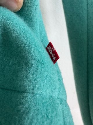 Felpa Levi's Teal con Cappuccio