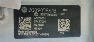 ANTIRROBO / LLAVE CONTACTO VOLKSWAGEN GOLF VIII L