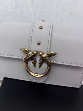 Borsa Pinko Grigio modello micro