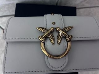 Borsa Pinko Grigio modello micro