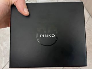 Borsa Pinko Grigio modello micro