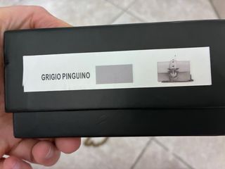 Borsa Pinko Grigio modello micro