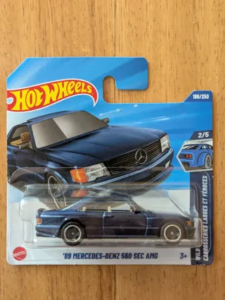 Hot Wheels '89 Mercedes-Benz 560 SEC AMG Azul