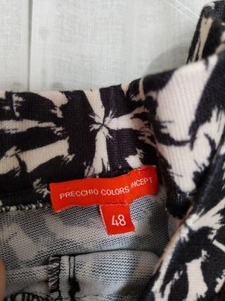 Falda Precchio Estampada en blanco y negro