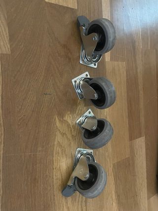 Transportín perro ruedas gris y negro