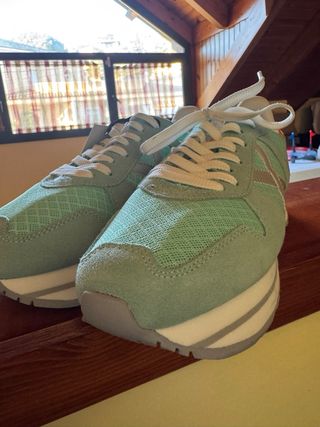 Zapatillas Munich Talla 40 Verde/Rojo