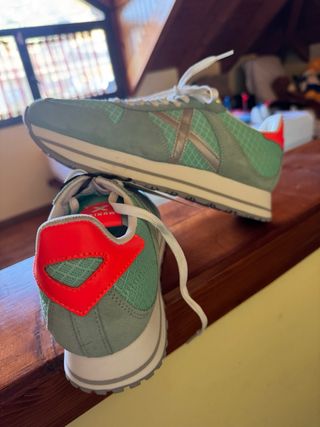 Zapatillas Munich Talla 40 Verde/Rojo