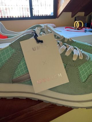 Zapatillas Munich Talla 40 Verde/Rojo