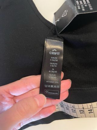 Completo palestra Crivit nero