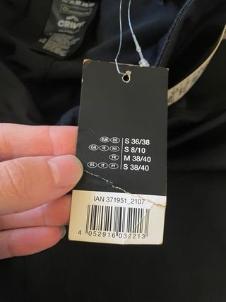 Completo palestra Crivit nero