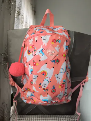 Mochila infantil con estampado de llamas