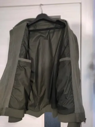 Giubbotto Bomber Velluto Verde Uomo