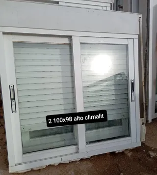 Ventana corredera aluminio 140x133