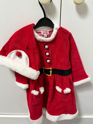 Vestito Natale Bambina 12-18 Mesi