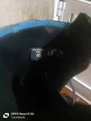 Botas de Quad Azules y Negras