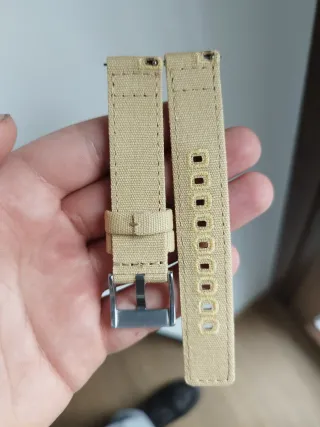 Correa de reloj 18mm beige