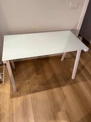 Mesa escritorio cristal El Corte Inglés 125x65