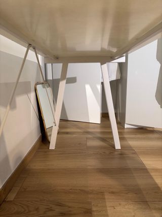 Mesa escritorio cristal El Corte Inglés 125x65