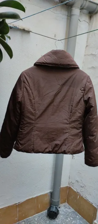 Chaqueta acolchada marrón T 40/42