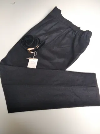 Chaqueta larga tipo Chanel Tweed Gris y Blanco.