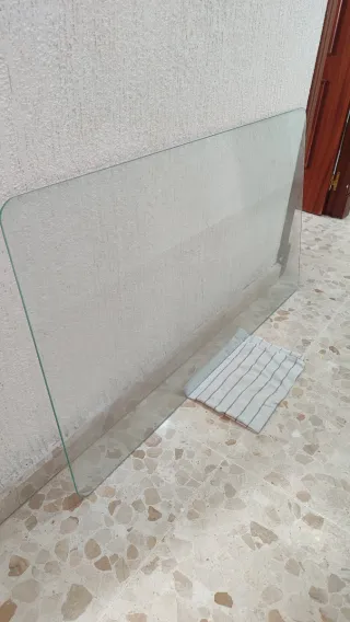 Cristal templado para mesa o estantería 115x65