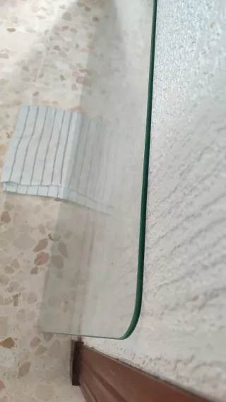 Cristal templado para mesa o estantería 115x65