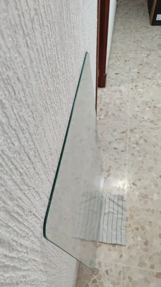 Cristal templado para mesa o estantería 115x65