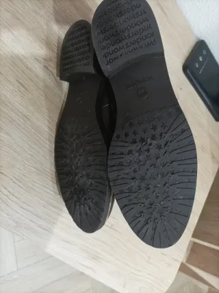 Botines piel y ante marrón