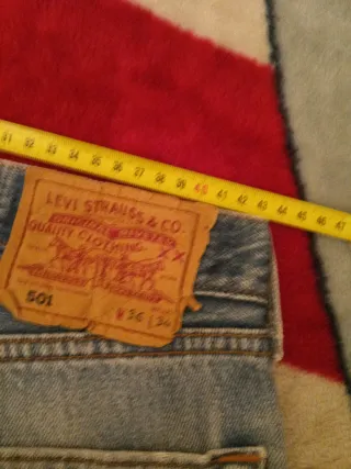 Jeans Levi's 501 W36 L34 pantalones uomo