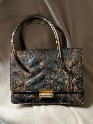 Bolso piel serpiente