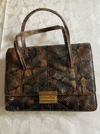 Bolso piel serpiente