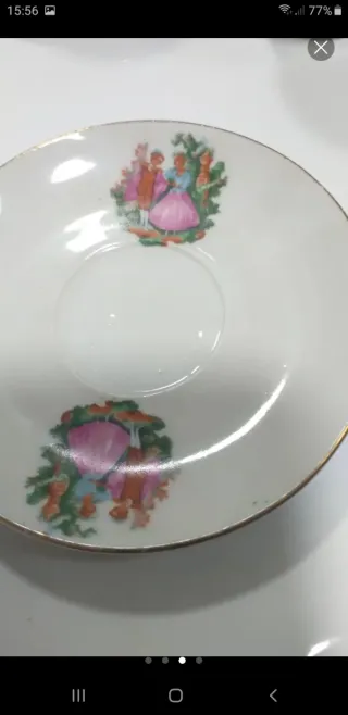 Set di caffè in porcellana cinese antica