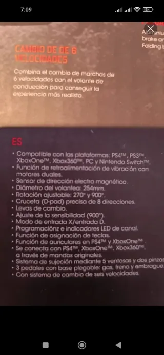 Volante‼️PS4 XBOX‼️