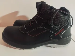 Zapatos de seguridad PANTER negros y rojos
