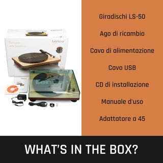 Giradischi Lenco LS-50 USB nuovo