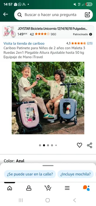 Maleta Patinete Cariboo i-Travel