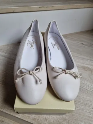 Bailarinas Tizzas crema talla 37
