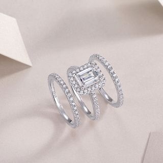 Conjunto 3 Anillos Elegantes Triple Elegance Ring
