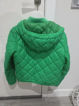 Cazadora Zara Verde Talla S Nueva