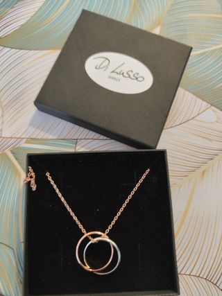 Collar Di Lusso Anillos Entrelazados