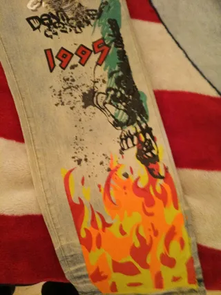 Jeans Kustom Uomo Stile Unico pantaloni