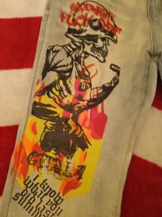 Jeans Kustom Uomo Stile Unico pantaloni